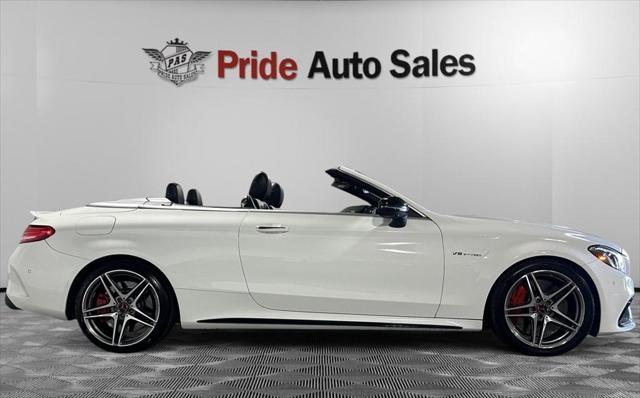 used 2017 Mercedes-Benz AMG C 63 car, priced at $45,045