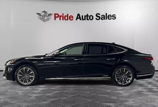 used 2018 Lexus LS 500h car, priced at $31,987