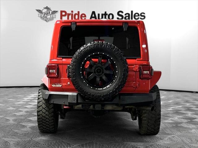 used 2018 Jeep Wrangler Unlimited car, priced at $33,453