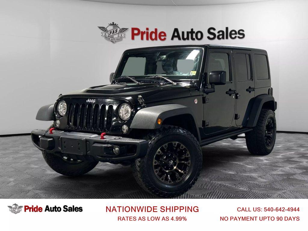 used 2017 Jeep Wrangler Unlimited car, priced at $21,984