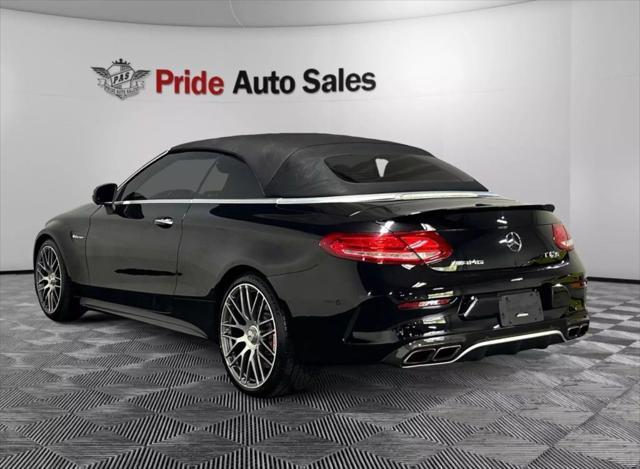 used 2017 Mercedes-Benz AMG C 63 car, priced at $35,500