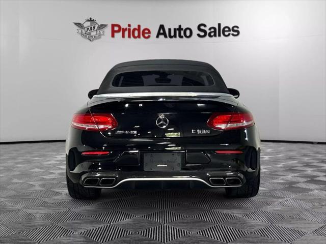 used 2017 Mercedes-Benz AMG C 63 car, priced at $35,500