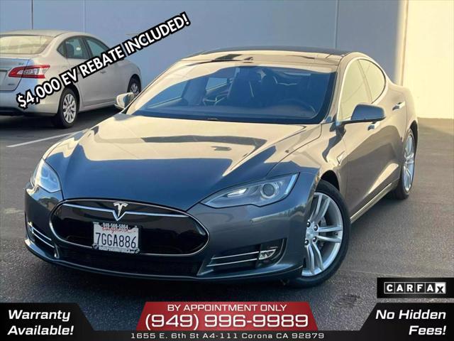 used 2014 Tesla Model S car, priced at $13,950