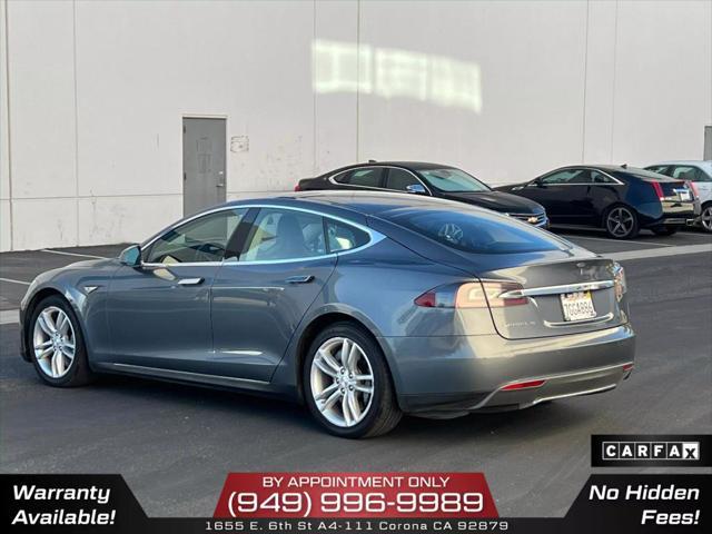 used 2014 Tesla Model S car, priced at $13,950