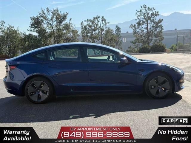 used 2022 Tesla Model 3 car, priced at $17,950