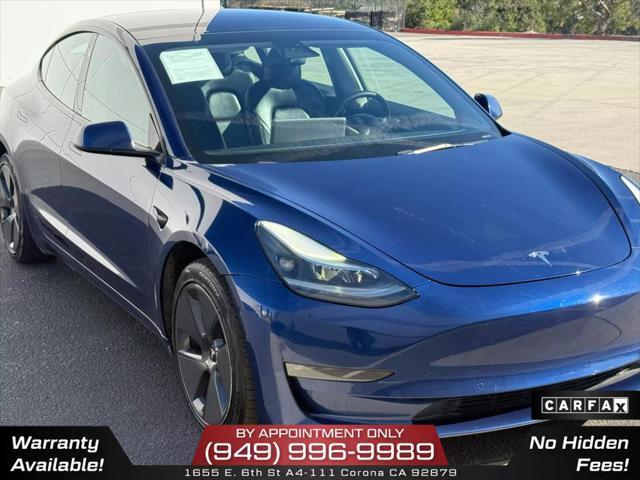 used 2022 Tesla Model 3 car, priced at $17,950