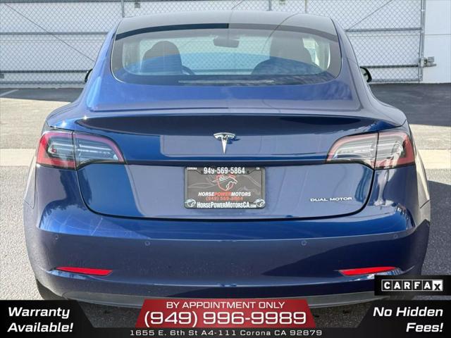 used 2022 Tesla Model 3 car, priced at $17,950