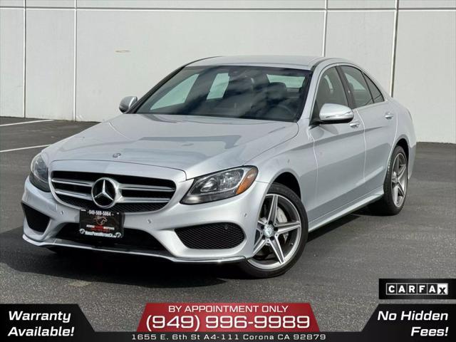 used 2015 Mercedes-Benz C-Class car, priced at $11,950