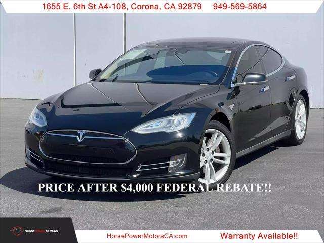 used 2015 Tesla Model S car, priced at $13,950