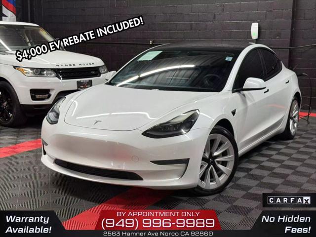 used 2021 Tesla Model 3 car, priced at $15,950