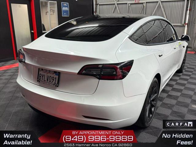 used 2021 Tesla Model 3 car, priced at $18,950