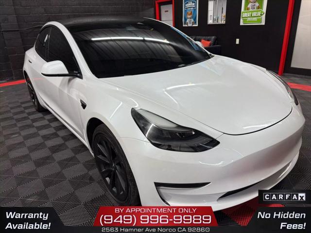used 2021 Tesla Model 3 car, priced at $18,950