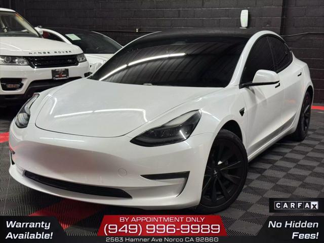 used 2021 Tesla Model 3 car, priced at $18,950