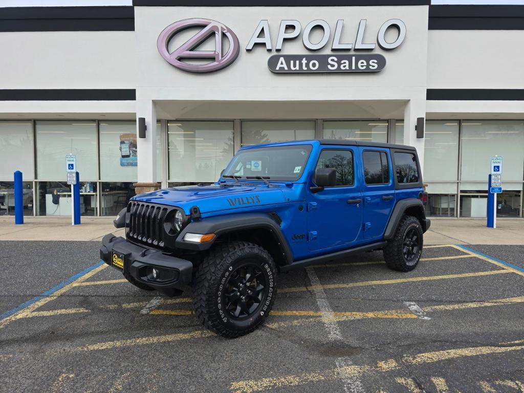 used 2021 Jeep Wrangler Unlimited car, priced at $31,443