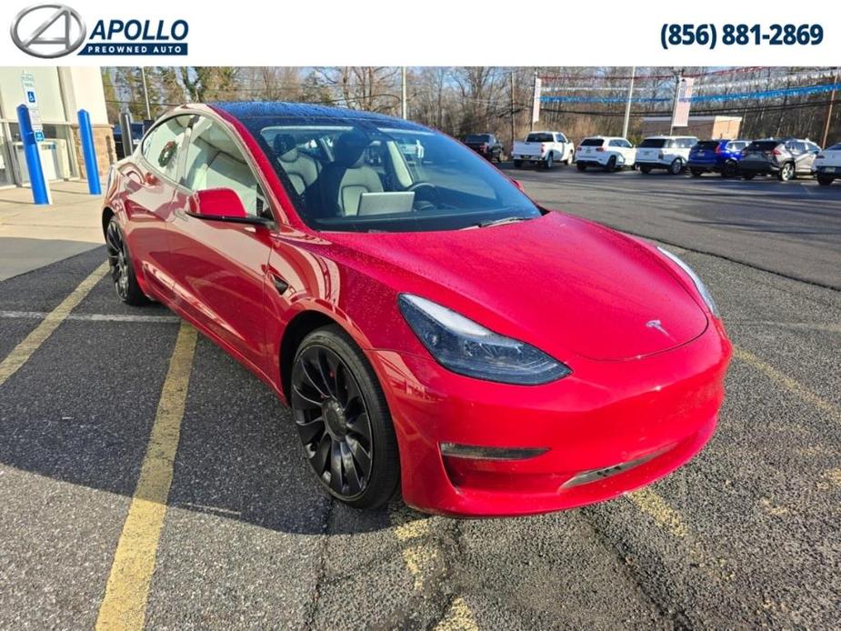 used 2022 Tesla Model 3 car, priced at $32,443