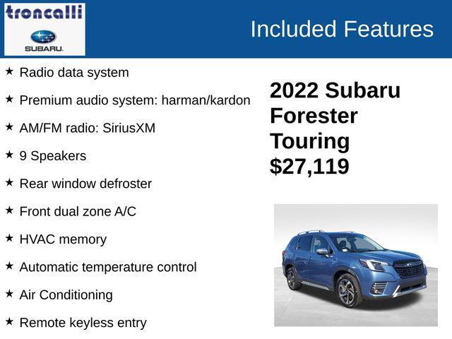used 2022 Subaru Forester car, priced at $27,119