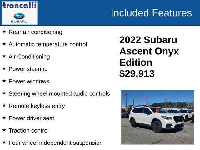 used 2022 Subaru Ascent car, priced at $29,913