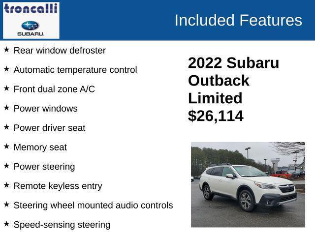 used 2022 Subaru Outback car, priced at $26,114