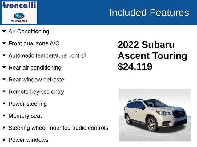 used 2022 Subaru Ascent car, priced at $24,119