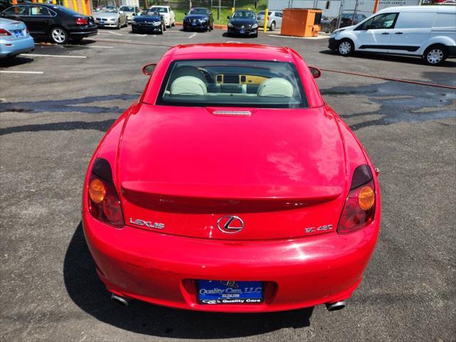 used 2002 Lexus SC 430 car, priced at $9,999