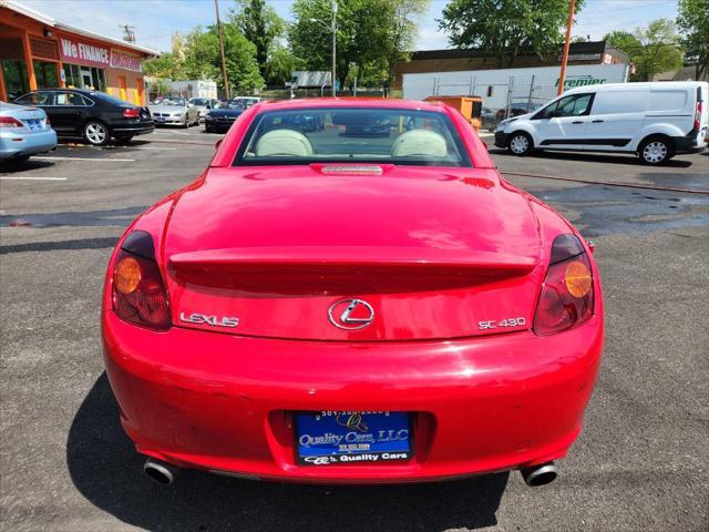 used 2002 Lexus SC 430 car, priced at $9,999