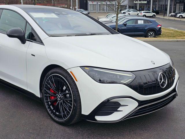 new 2025 Mercedes-Benz AMG EQE car, priced at $118,355