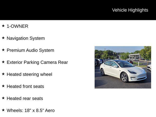 used 2022 Tesla Model 3 car, priced at $28,956
