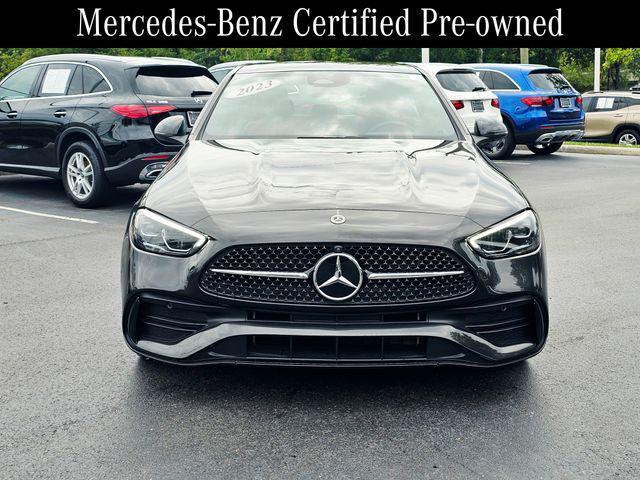 used 2023 Mercedes-Benz C-Class car, priced at $38,477