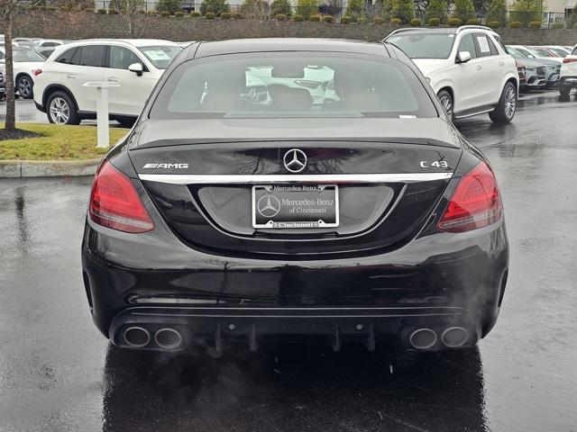 used 2021 Mercedes-Benz AMG C 43 car, priced at $43,986