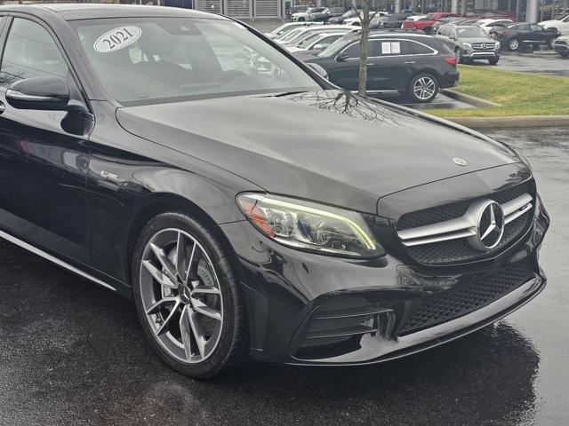 used 2021 Mercedes-Benz AMG C 43 car, priced at $43,986