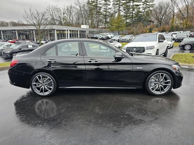 used 2021 Mercedes-Benz AMG C 43 car, priced at $43,986