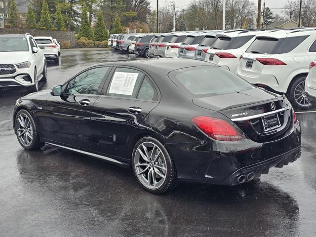 used 2021 Mercedes-Benz AMG C 43 car, priced at $43,986