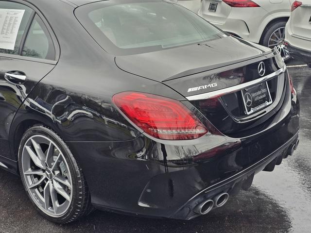 used 2021 Mercedes-Benz AMG C 43 car, priced at $43,986