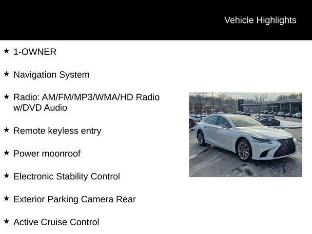 used 2019 Lexus LS 500 car, priced at $32,567