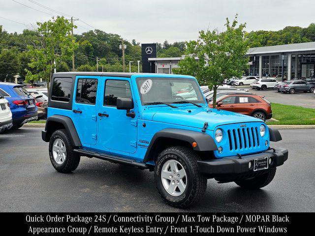 used 2017 Jeep Wrangler Unlimited car, priced at $18,819