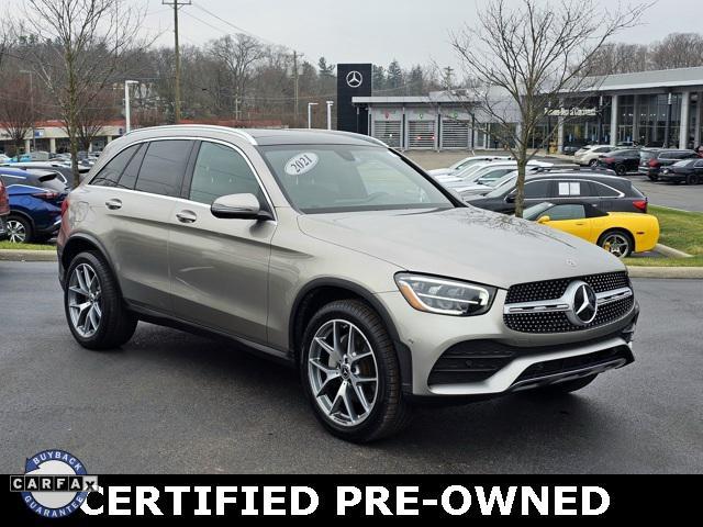 used 2021 Mercedes-Benz GLC 300 car, priced at $31,977