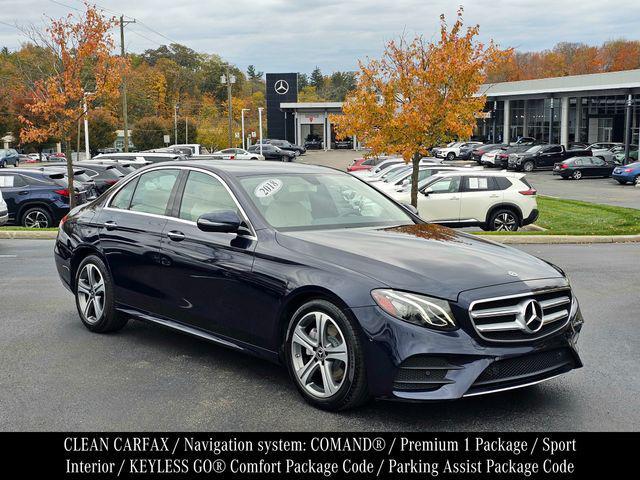 used 2018 Mercedes-Benz E-Class car, priced at $22,677