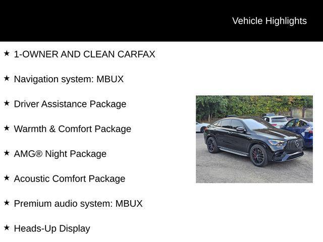 used 2024 Mercedes-Benz AMG GLE 63 car, priced at $108,329