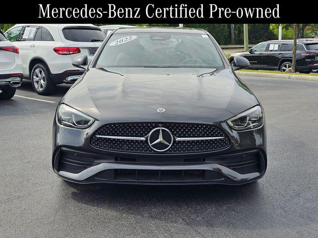 used 2022 Mercedes-Benz C-Class car, priced at $35,416