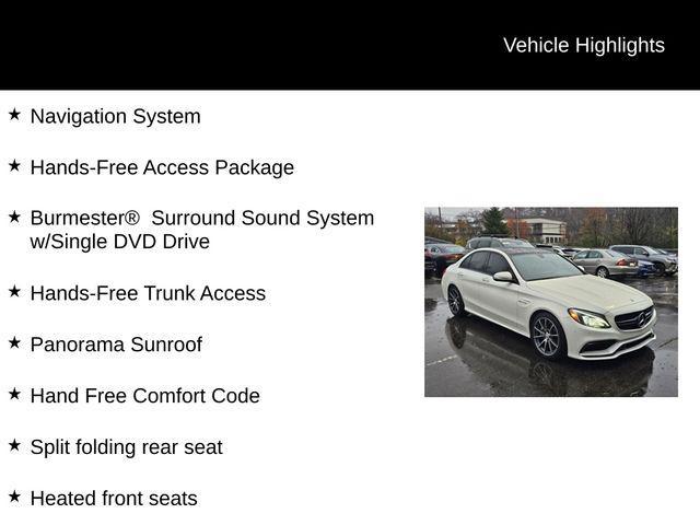 used 2015 Mercedes-Benz C-Class car, priced at $39,931