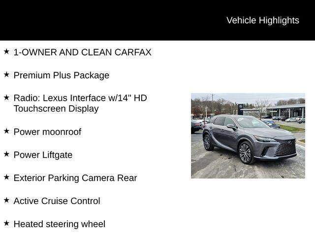 used 2023 Lexus RX 350 car, priced at $49,765