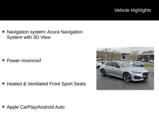 used 2024 Acura TLX car, priced at $42,392