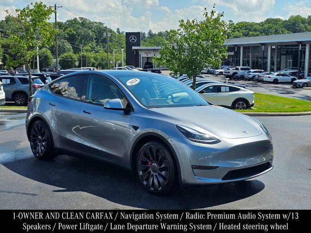 used 2024 Tesla Model Y car, priced at $39,821