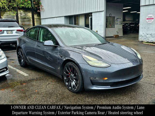 used 2022 Tesla Model 3 car, priced at $29,847
