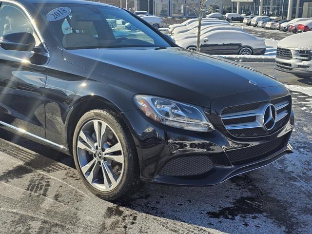 used 2018 Mercedes-Benz C-Class car, priced at $18,616