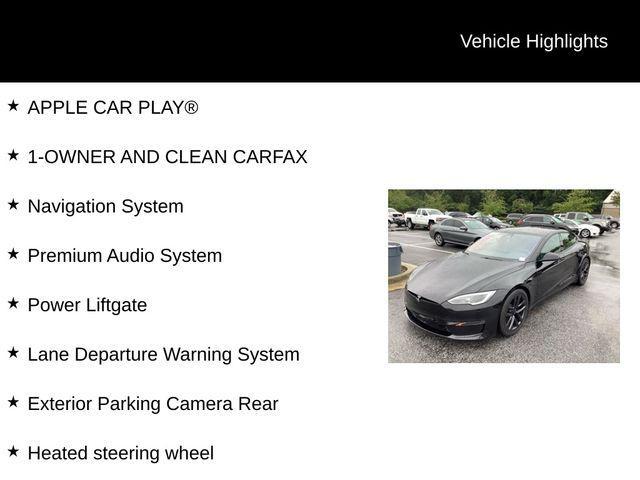 used 2022 Tesla Model S car, priced at $58,420