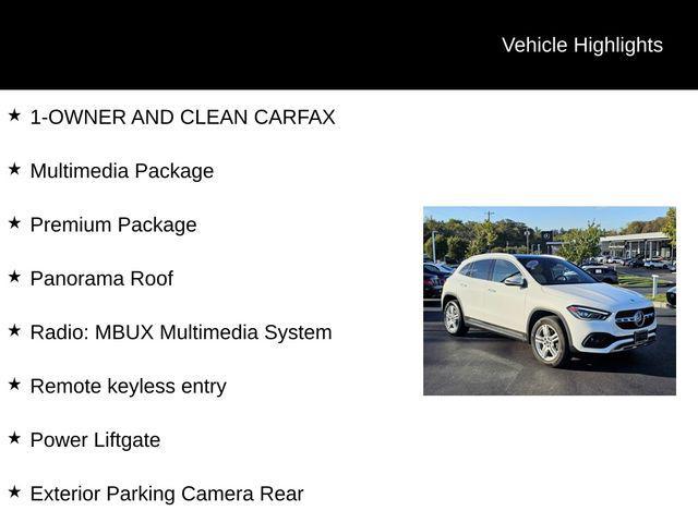 used 2021 Mercedes-Benz GLA 250 car, priced at $31,477