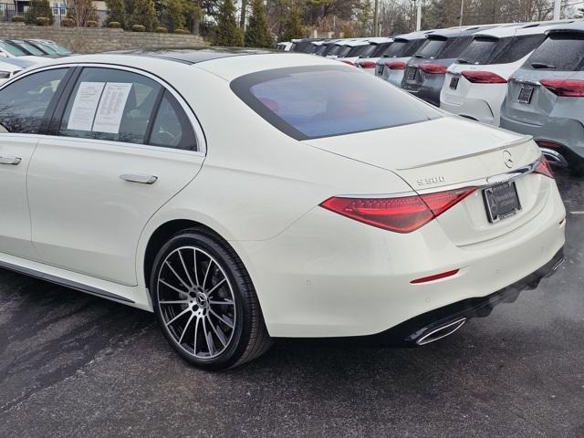 used 2022 Mercedes-Benz S-Class car, priced at $89,999