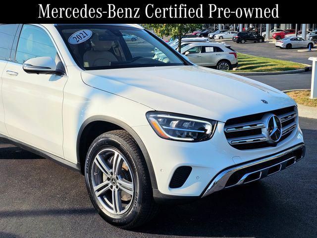 used 2021 Mercedes-Benz GLC 300 car, priced at $33,925