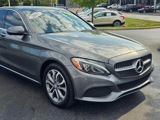 used 2017 Mercedes-Benz C-Class car, priced at $15,562